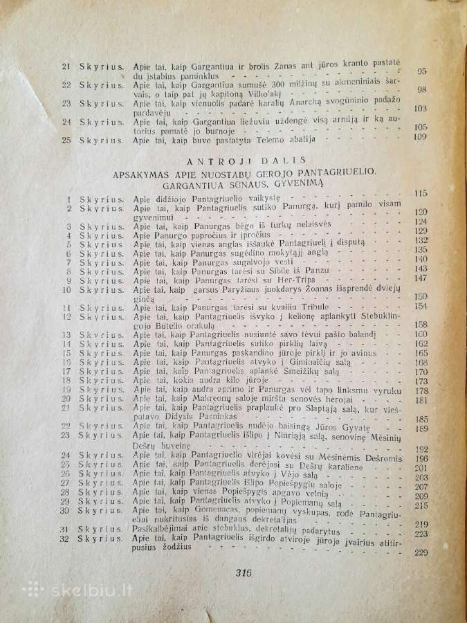 F Rable "Gargantiua ir Pantagriuelis" 1947m. - nuotraukos Nr. 9