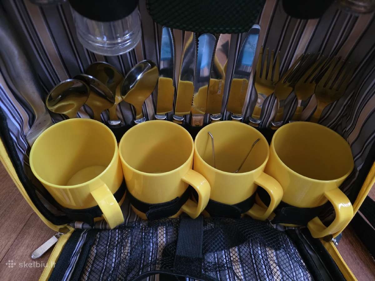 Kuprinė su visais reikalingais pikniko reikmenimis - nuotraukos Nr. 4