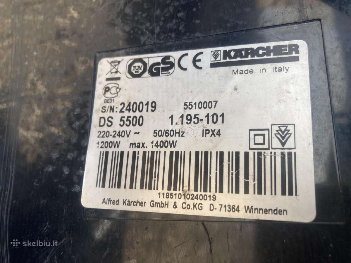 Dulkių siurblys Hepa filtras Karcher Ds5500 1400w - nuotraukos Nr. 2