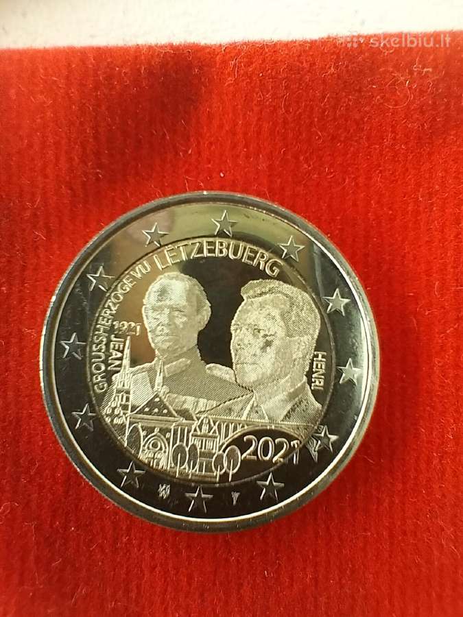 Liuksemburgo 2 Euro moneta Mpi 2021