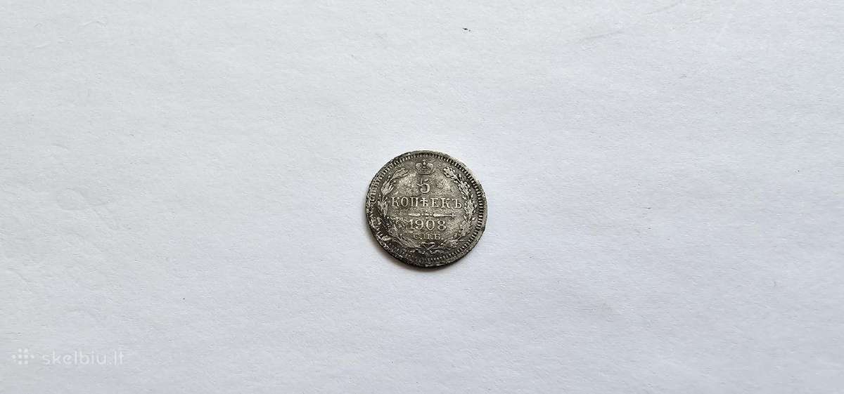 1908 5 kapeikos ,reta