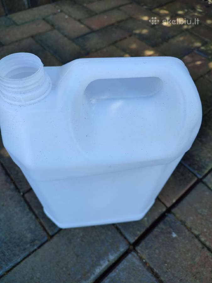 5 ltr. plastikiniai indai.