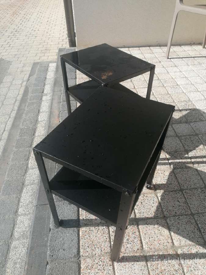 Metalinis kavos staliukas mini