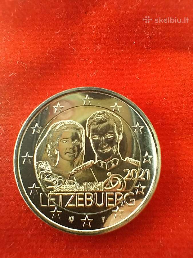 Liuksemburgo 2 Euro moneta 2021