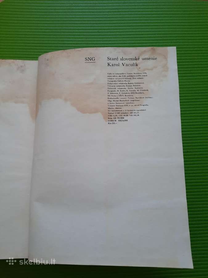 Senas meno albumas „Star slovensk umenie“ (1978 - nuotraukos Nr. 10