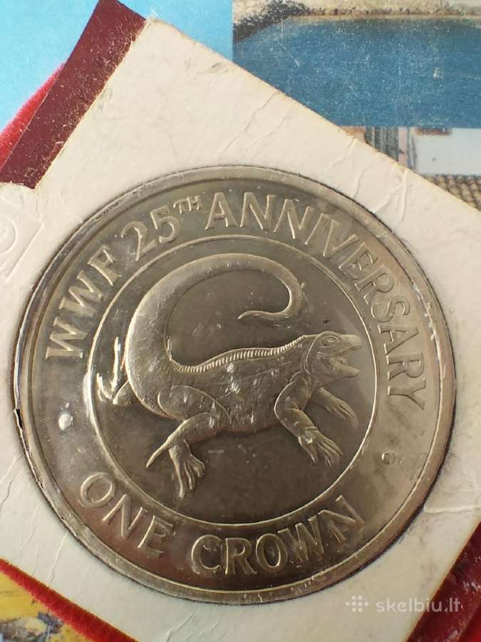 1 Crown Turks and Caicos Islands 1988