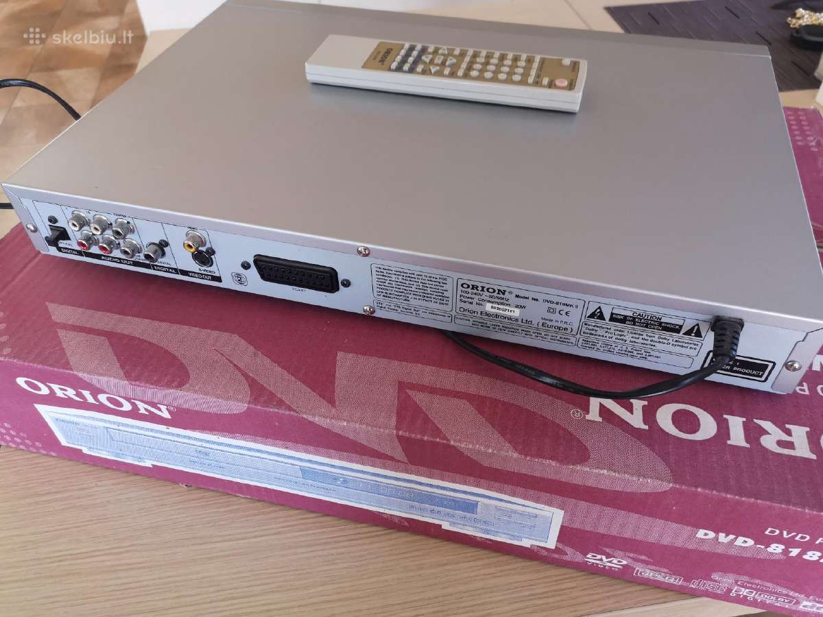 Dvd grotuvas Orion - nuotraukos Nr. 3
