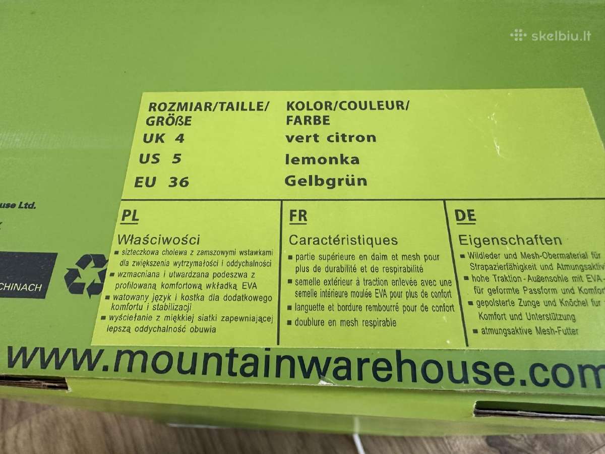 Nauji Mountain Warehouse batai su auliuku 36 d. - nuotraukos Nr. 4
