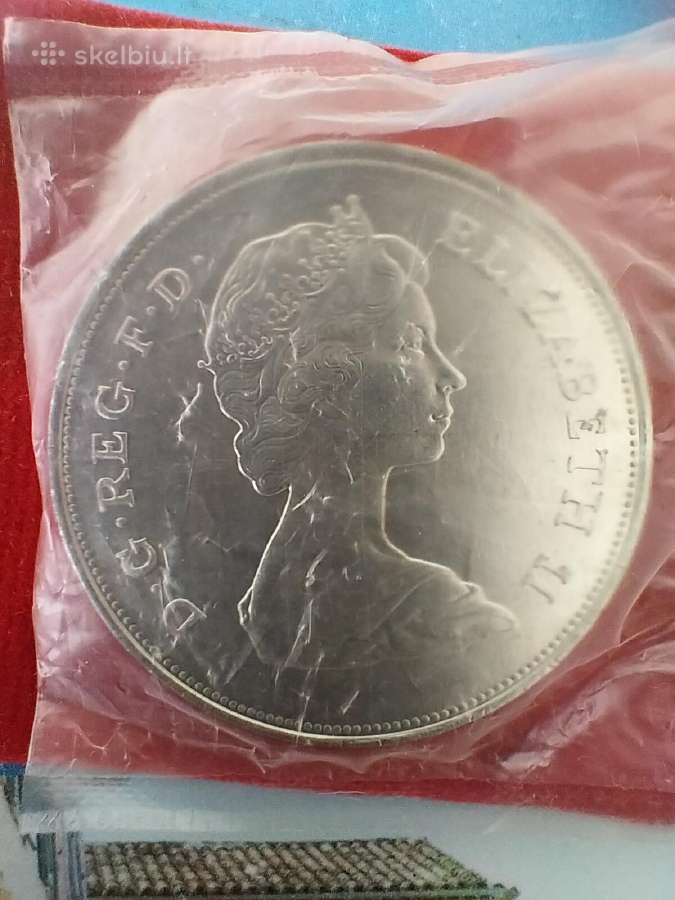 25 Pence 1981moneta. Karališkos vestuvės - nuotraukos Nr. 4