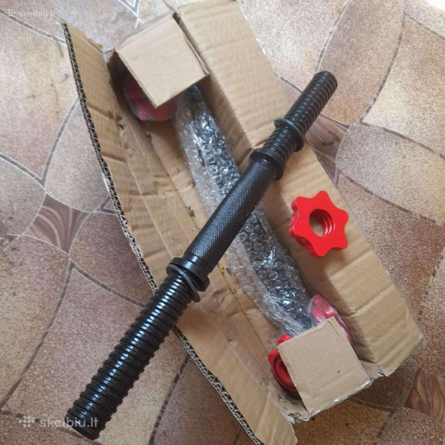 Hantelių strypai 40cm ilgis 3 skersmuo.metalas.nau