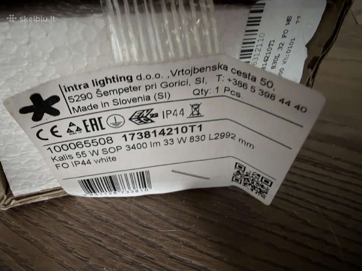 Sieninis Intra Lighting Kalis W šviestuvas - nuotraukos Nr. 4