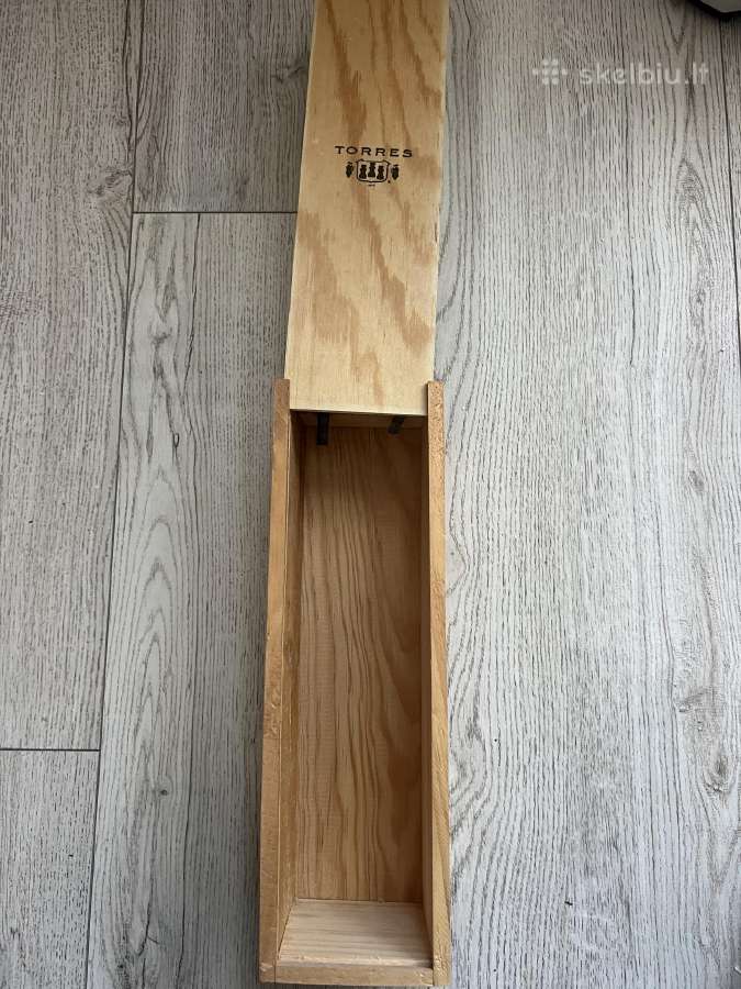 Originali medinė vyno dėžė, vienos kaina 8€. - nuotraukos Nr. 3