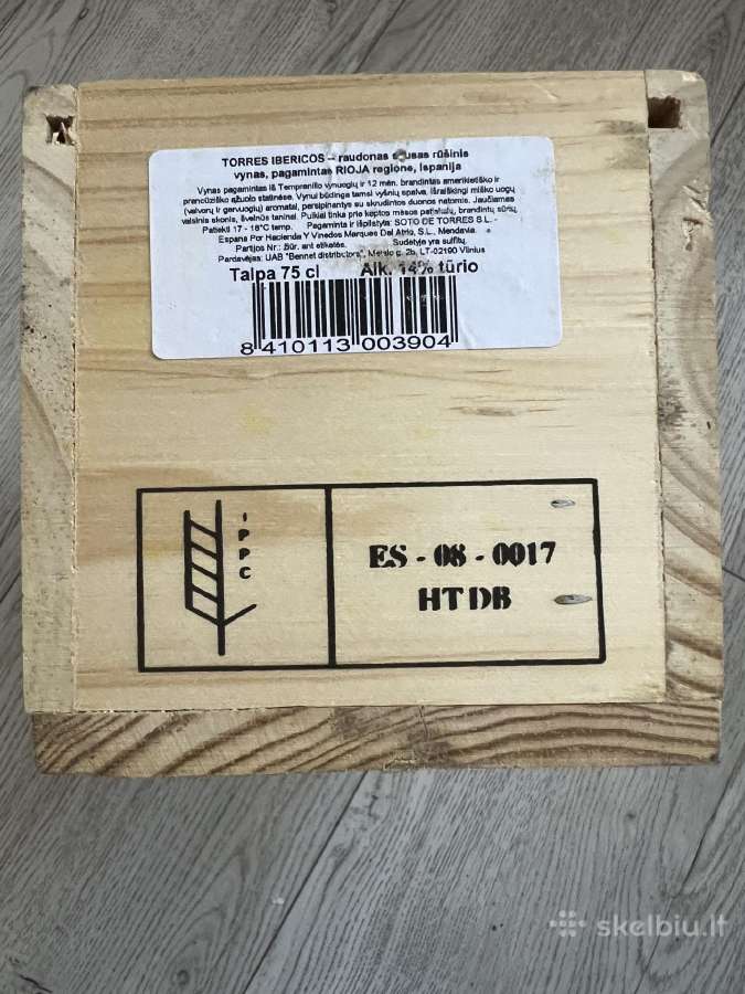 Originali medinė vyno dėžė, vienos kaina 8€. - nuotraukos Nr. 5
