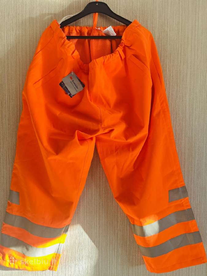 Ryškios signalinės (darbo) kelnės su atšvaitais, r