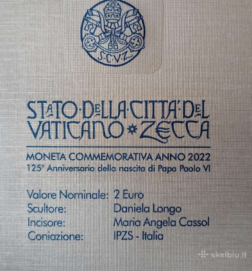 Vatikanas 2 eurai - nuotraukos Nr. 4