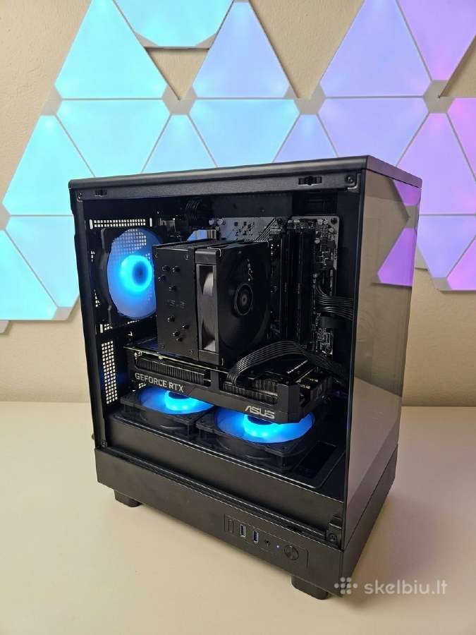 Naujas Žaidimų/streaming Ryzen 7, Rtx 5070 Pc