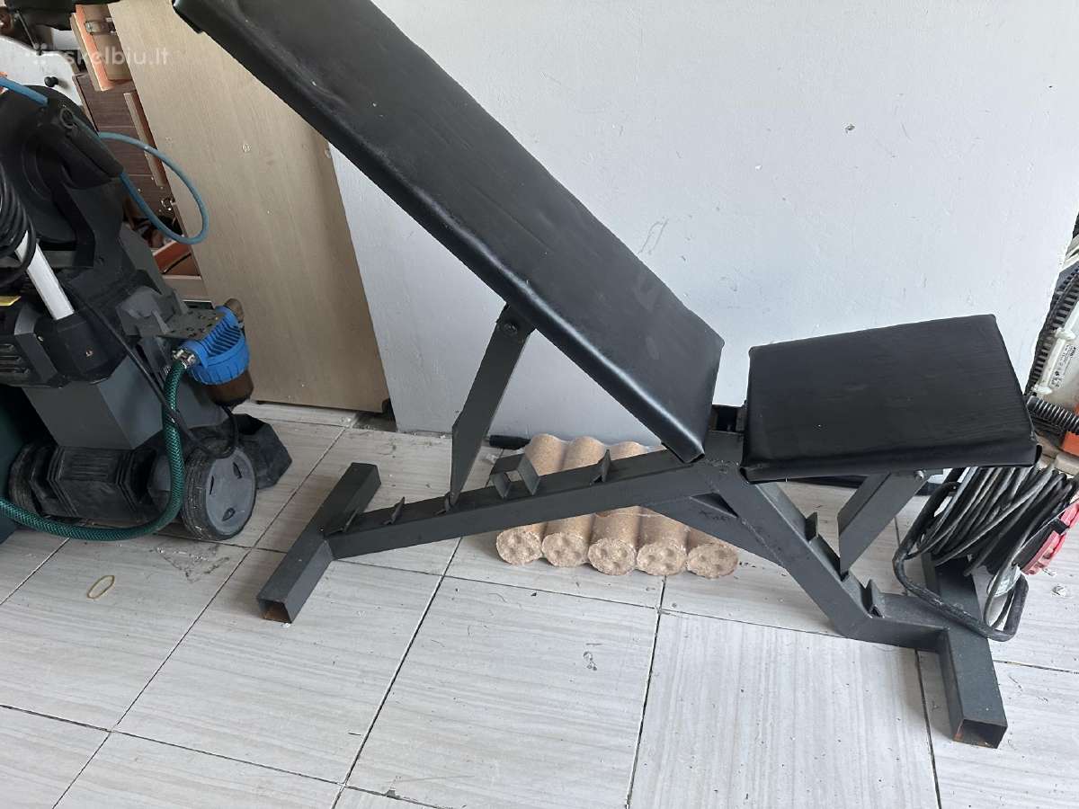 Suoliukas ir hanteliai 2x30kg