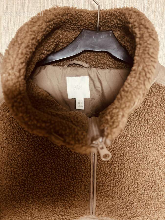 Šiltas sportinis kostiumas teddy tipo rudos spalvo - nuotraukos Nr. 4