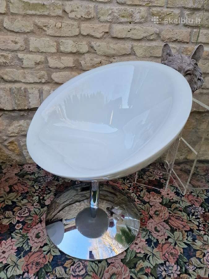 Vintažinis taurės formos "Saturno" fotelis - nuotraukos Nr. 21