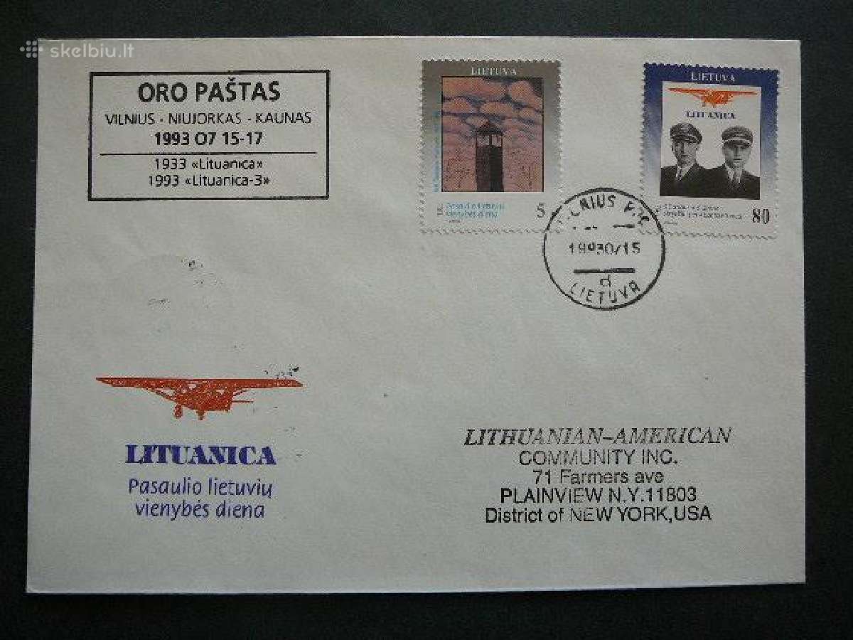 Lietuva 1993 Darius ir Girenas lit529vk