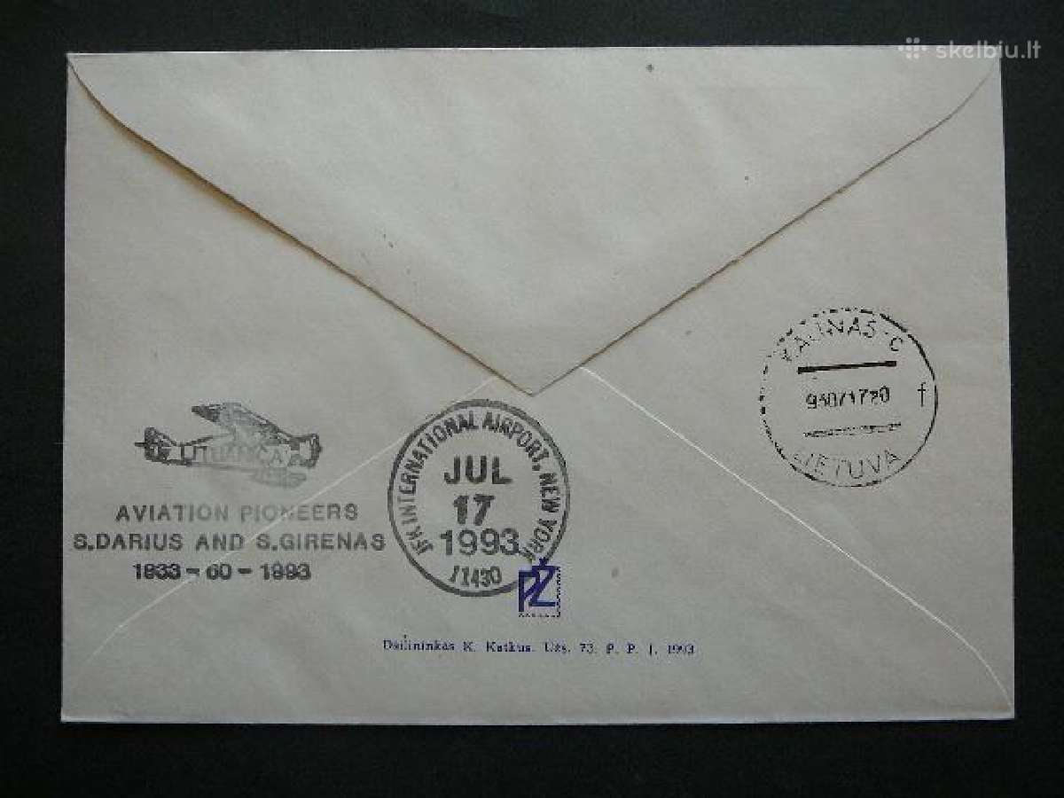 Lietuva 1993 Darius ir Girenas lit529vk - nuotraukos Nr. 2