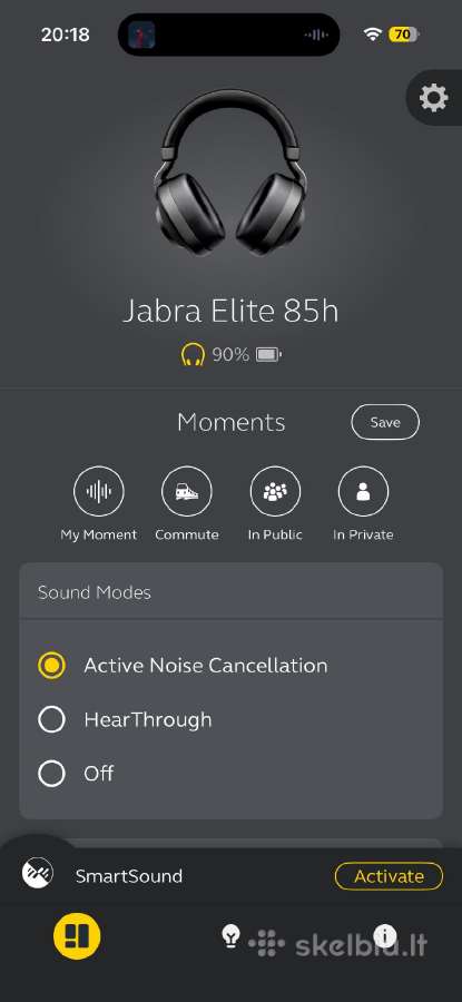 Jabra elite 85h - nuotraukos Nr. 3