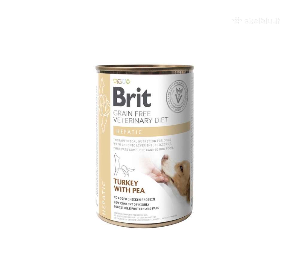Brit hepatic konservai šunims