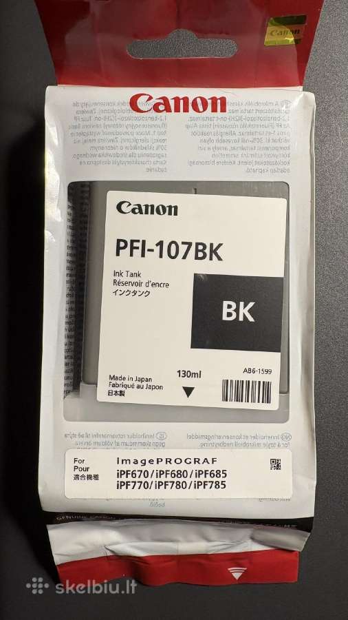 Canon-pfi107 visos spalvos