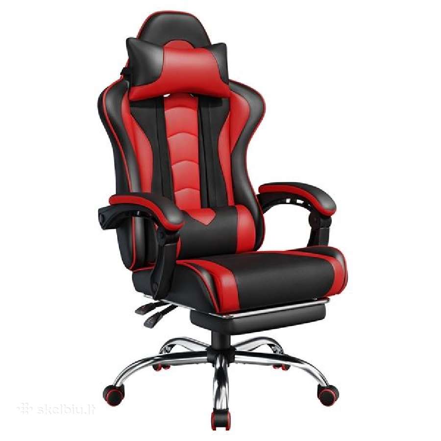 Ergonomiška žaidimų kėdė su masažo funkcija - nuotraukos Nr. 2