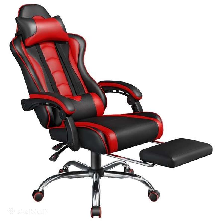 Ergonomiška žaidimų kėdė su masažo funkcija - nuotraukos Nr. 3