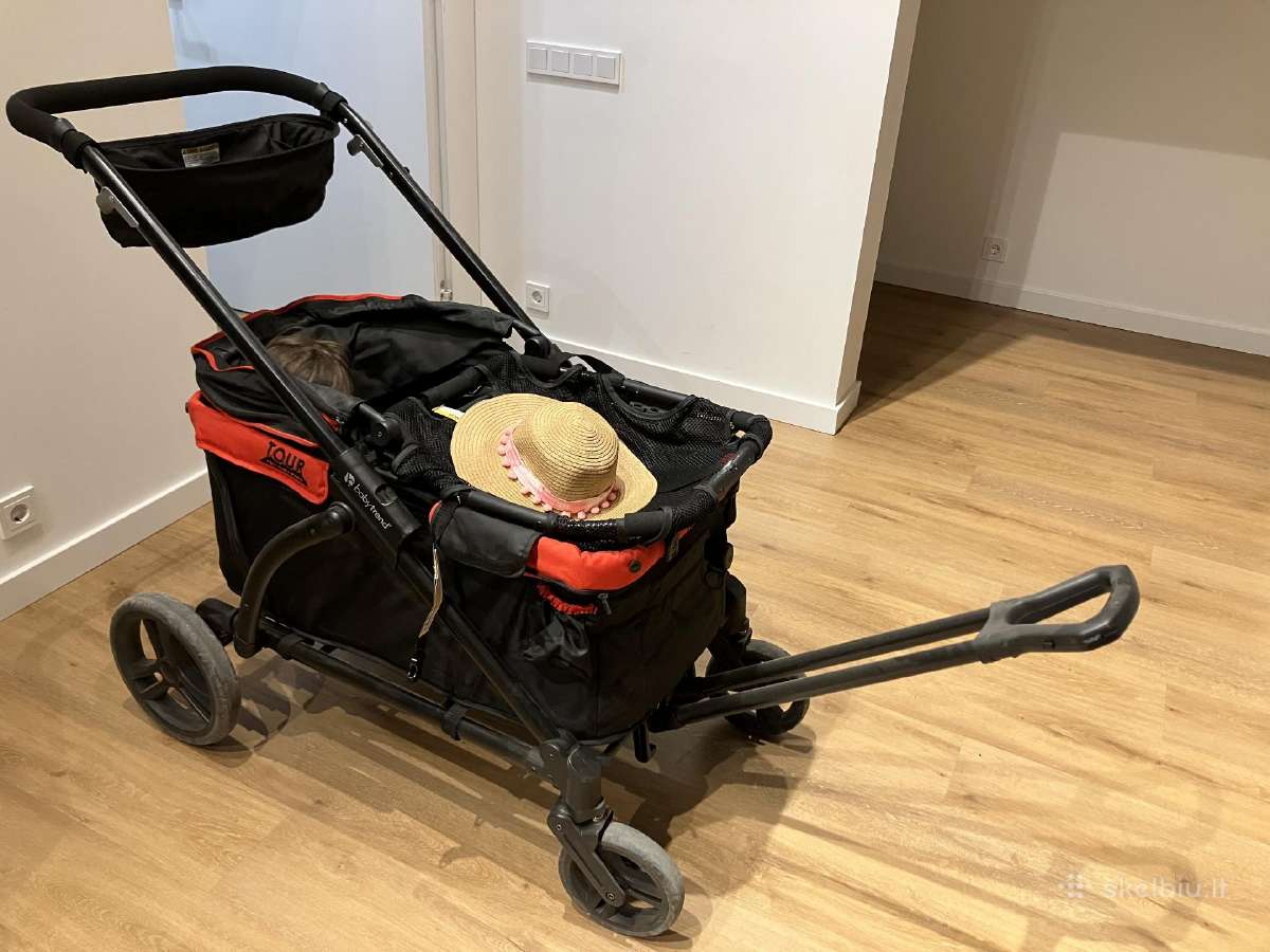 Babytrend Tour 2in1 stroller wagon vezimelis - nuotraukos Nr. 3