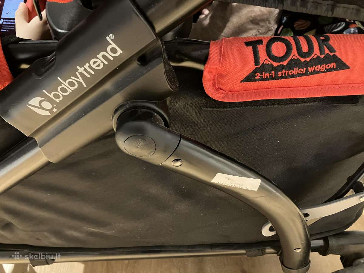 Babytrend Tour 2in1 stroller wagon vezimelis - nuotraukos Nr. 8