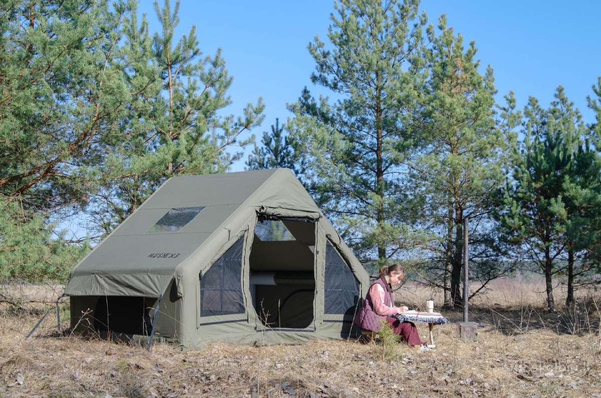 Pripučiama glamping palapinė - Hot Tent 300x210cm