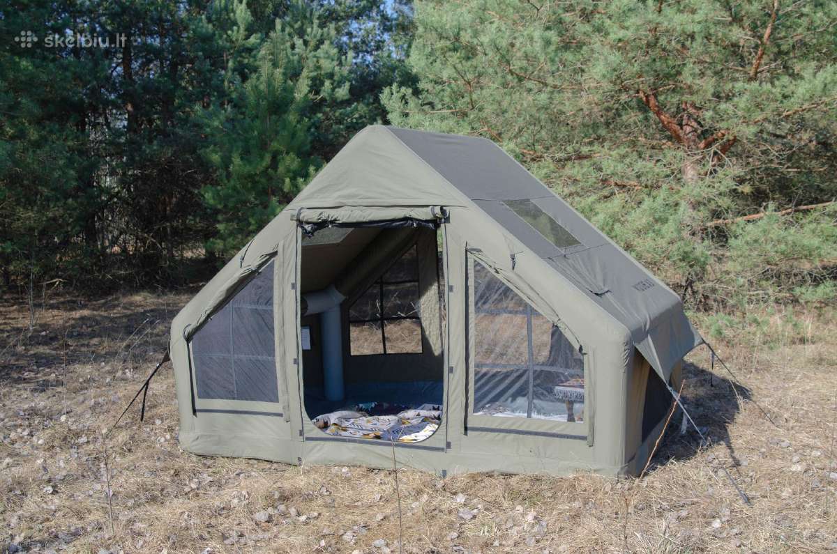 Pripučiama glamping palapinė - Hot Tent 300x210cm - nuotraukos Nr. 2