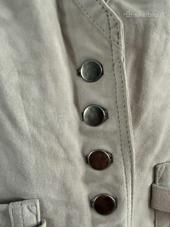 Moteriška natūralios odos liemenė - nuotraukos Nr. 5