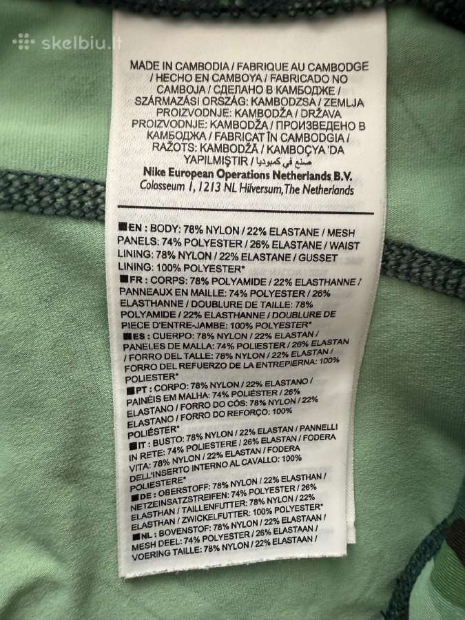 Originalios Nike moteriškos 3/4 tamprės - nuotraukos Nr. 9