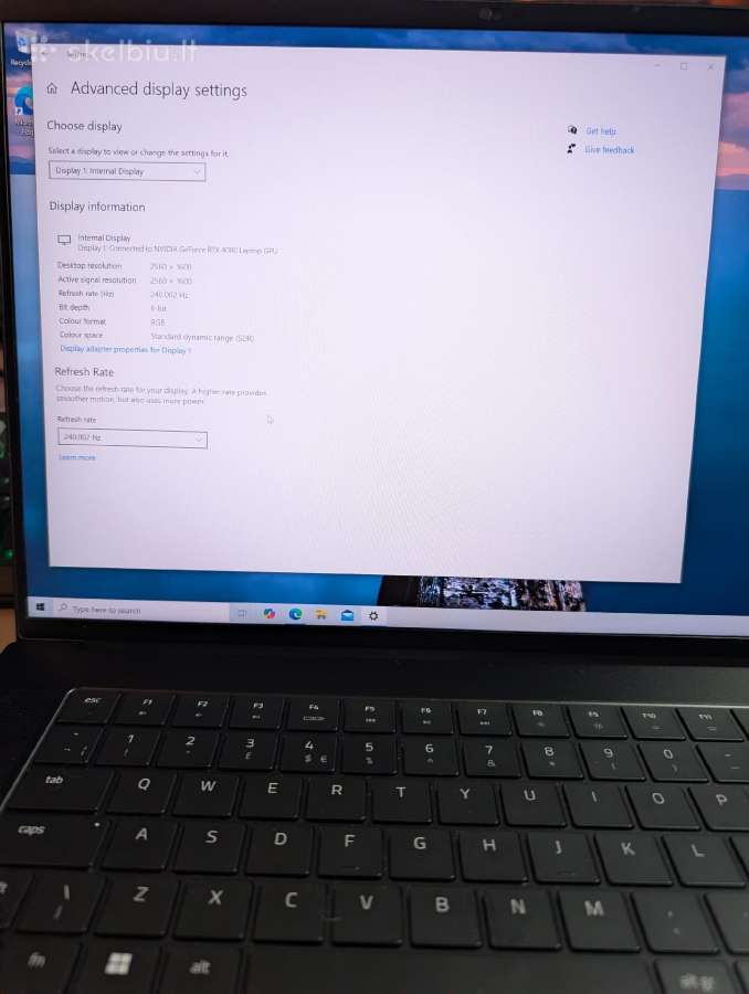 Razer Blade 16 Rtx 4080, 32 GB, i9-13950hx - nuotraukos Nr. 7