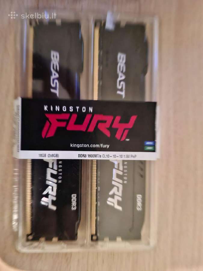 Ddr3 2x8gb Kingston 1600mhz
