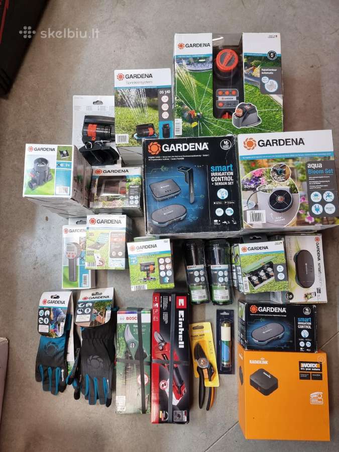 Gardena sodo darzo laistymo sistemos ir antgaliai