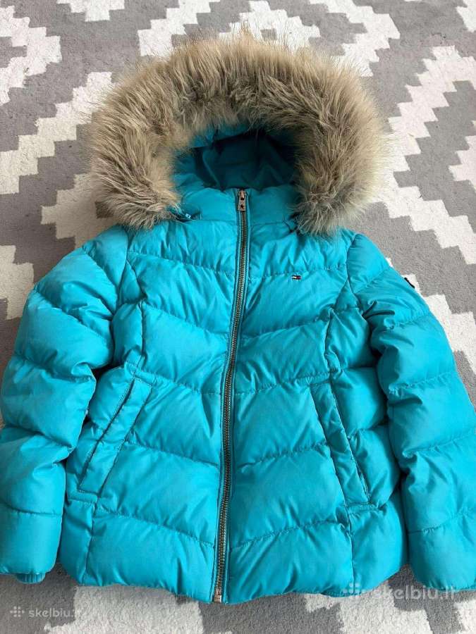 Tommy Hilfiger pūkinė vaikiška striukė
