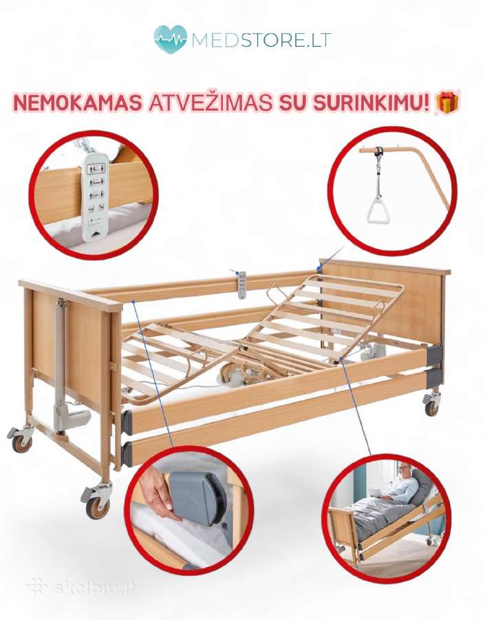 Slaugos Lovos su Čiužiniais (ligoniams) - nuotraukos Nr. 4