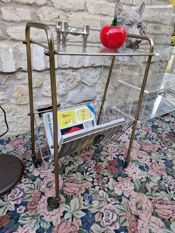 Vintažiniai mid century Bauhaus st. staliukai - nuotraukos Nr. 14