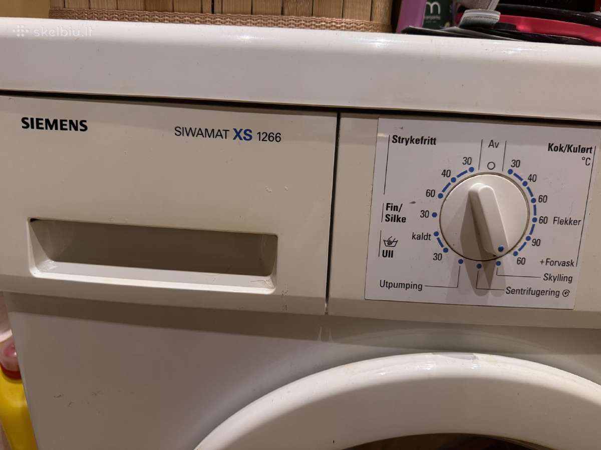 Skalbimo mašina Siemens su defektu - nuotraukos Nr. 2