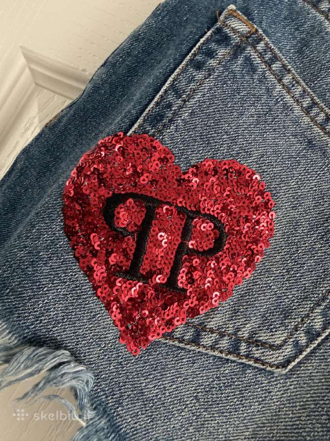 Originalūs Philipp Plein džinsiniai šortai - nuotraukos Nr. 6