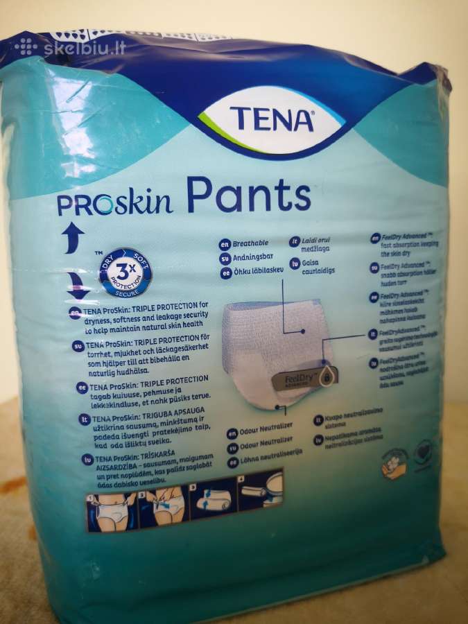 Tena Proskin Pants Extra sauskelnės/kelnaitės; L - nuotraukos Nr. 2