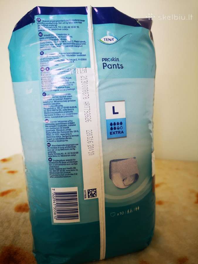 Tena Proskin Pants Extra sauskelnės/kelnaitės; L - nuotraukos Nr. 4
