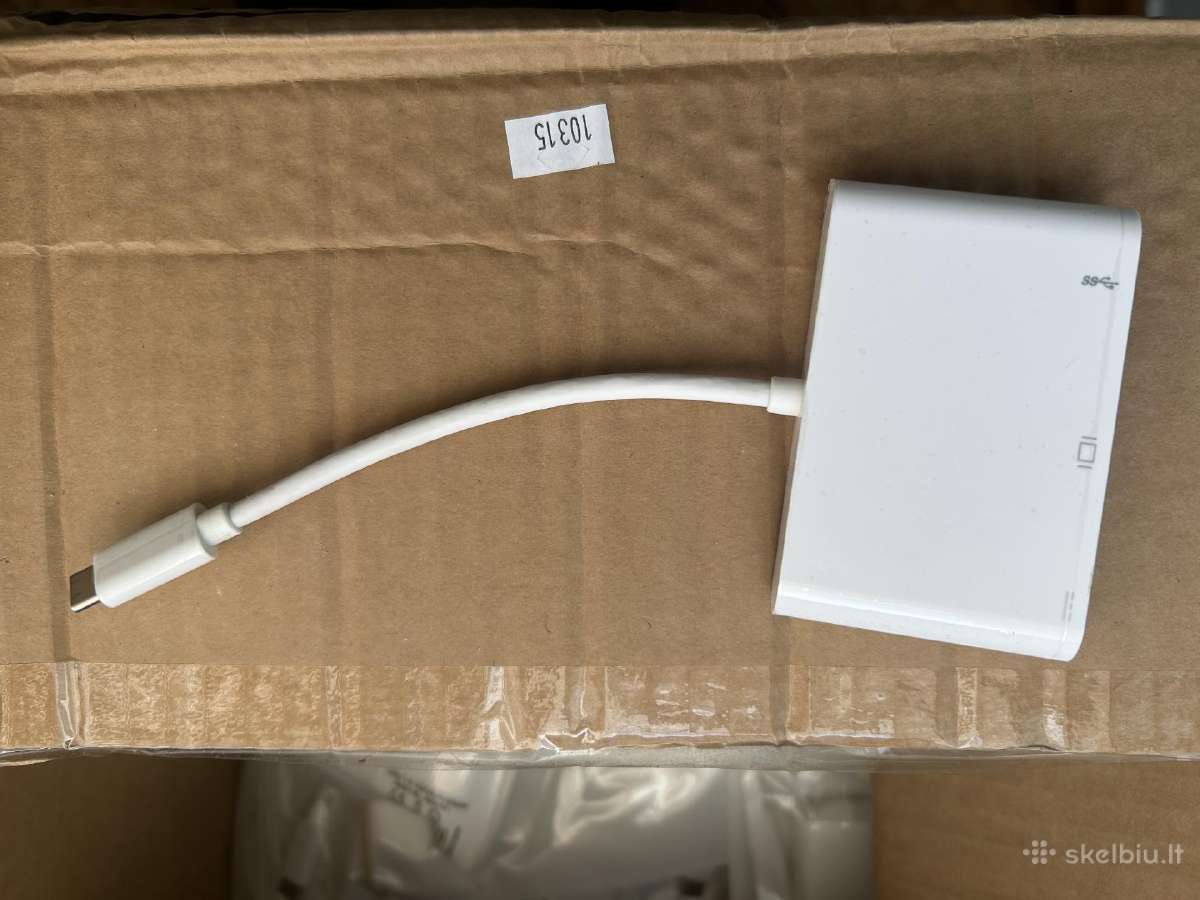 Usb-c to Vga, Usb 3.1, Usb-c charge adapteris - nuotraukos Nr. 3