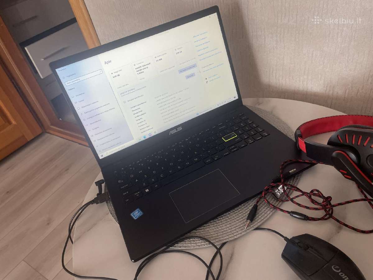 Asus kompiuteris viva book e510m - nuotraukos Nr. 3