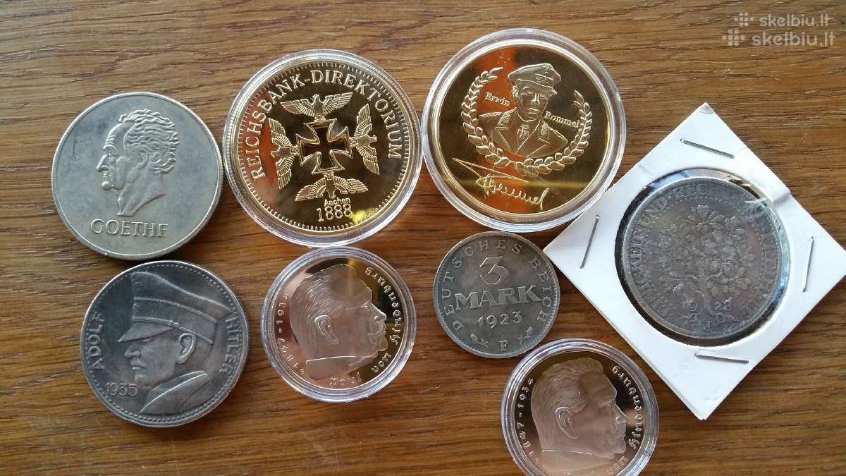 Turiu parduoti Vokišku monetu kainos nuo 5 eur