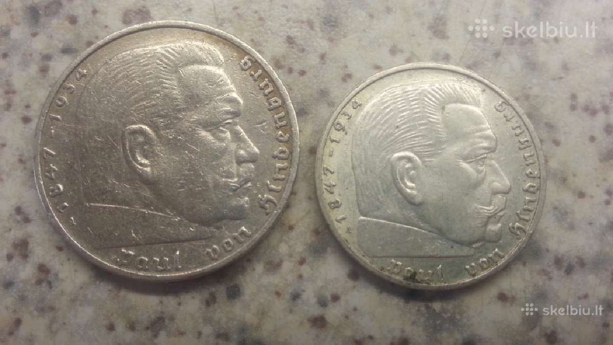 Turiu parduoti Vokišku monetu kainos nuo 5 eur - nuotraukos Nr. 5